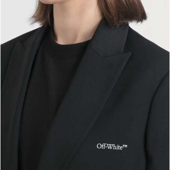 OFF-WHITE Gabardine Tomboy Blazer size M $1715 NWT - Picture 7 of 12